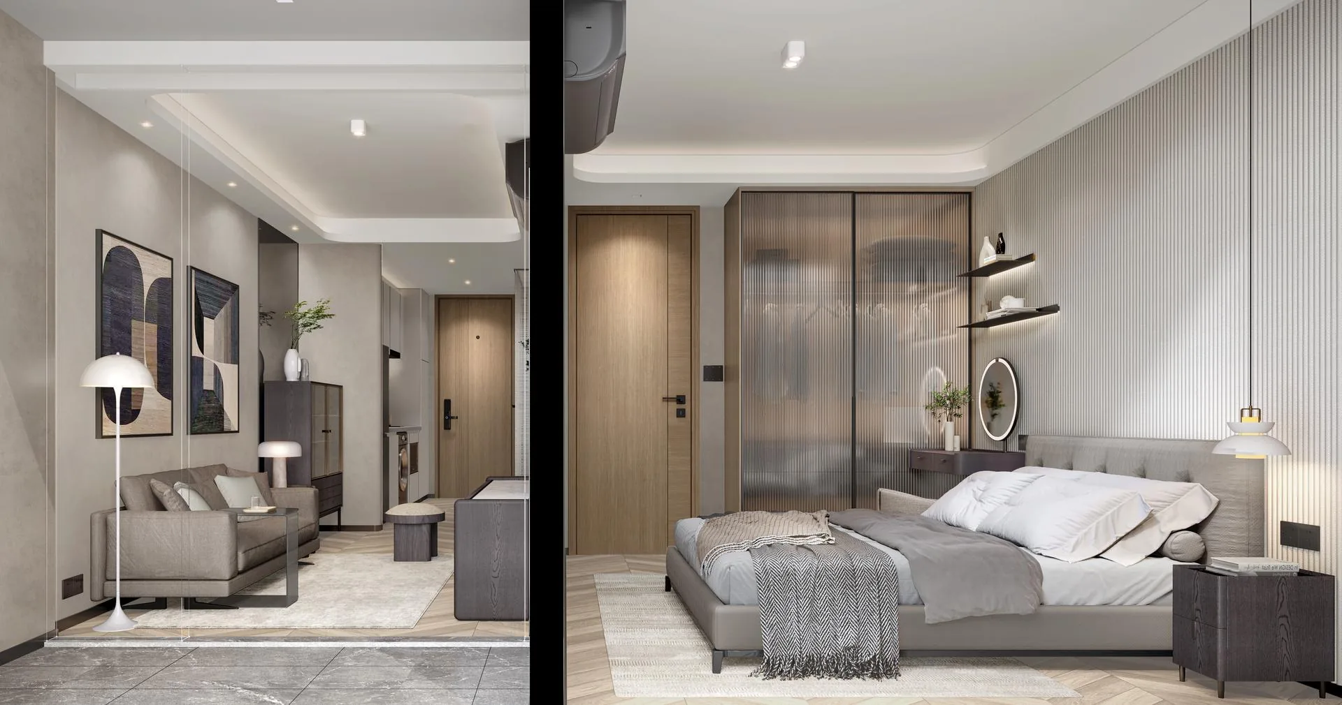 Интерьер 1+1 Bedroom в LEVEL Pratumnak